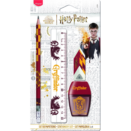 Maped Schreibset HARRY POTTER GRYFFINDOR, 4-teilig