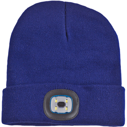 IWH Strickmtze mit LED-Licht, blau