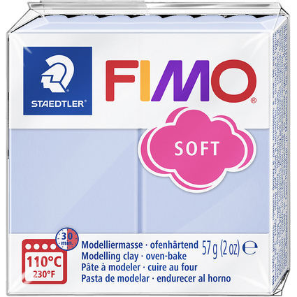 FIMO SOFT Modelliermasse, ofenhrtend, serenity blue, 57 g