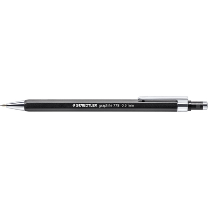 STAEDTLER Druckbleistift graphite 778, 0,5 mm, schwarz