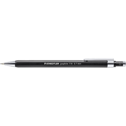 STAEDTLER Druckbleistift graphite 778, 0,7 mm, schwarz