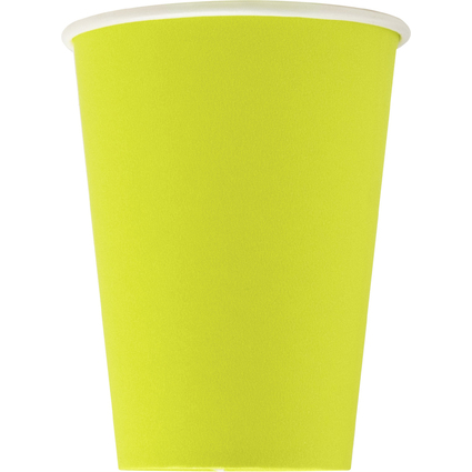 PROnappe Papp-Trinkbecher, kiwigrün, 0,2 l