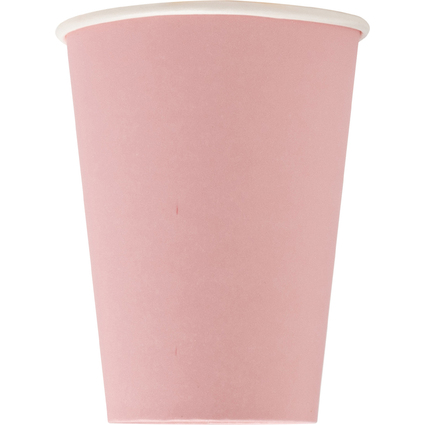 PROnappe Papp-Trinkbecher, rosa, 0,2 l