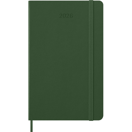 MOLESKINE Buchkalender 2026, Wochen, L/A5, Hardcover, grn