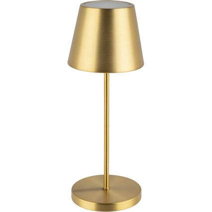 APS Akku LED-Tischleuchte MERLE, gold