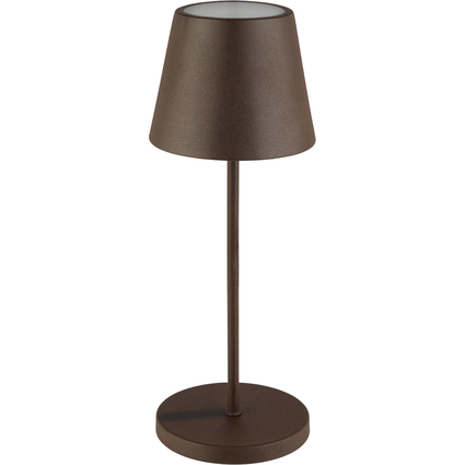 APS Akku LED-Tischleuchte MERLE, rost