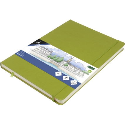 kangaro Skizzenbuch, 80 Blatt, DIN A4, lime green