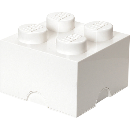 LEGO Aufbewahrungsstein STORAGE BRICK 4, 5,7 Liter, wei