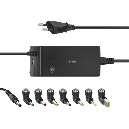 hama Universal Netzteil fr Notebooks, 90 Watt, schwarz