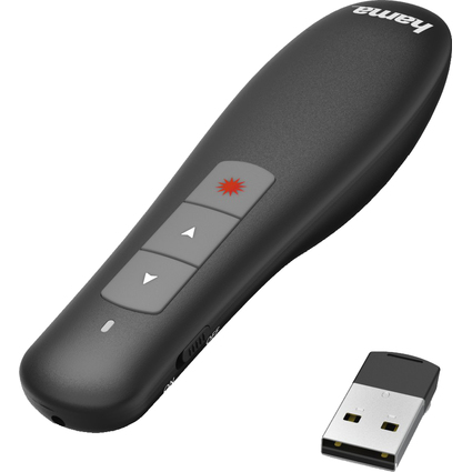 hama Wireless Presenter "X-Pointer", 2,4 GHz, schwarz