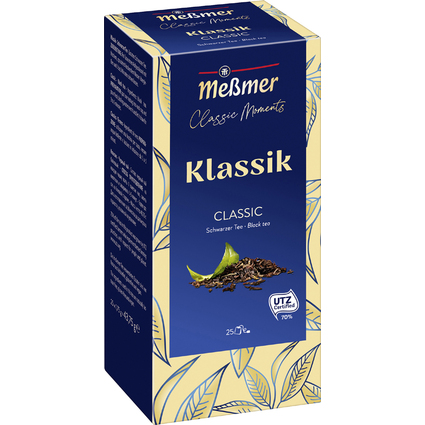 Meßmer Schwarzer Tee Classic Moments "Klassik", 25er Packung