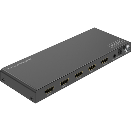 DIGITUS 8K HDMI Switch, 4x1, schwarz