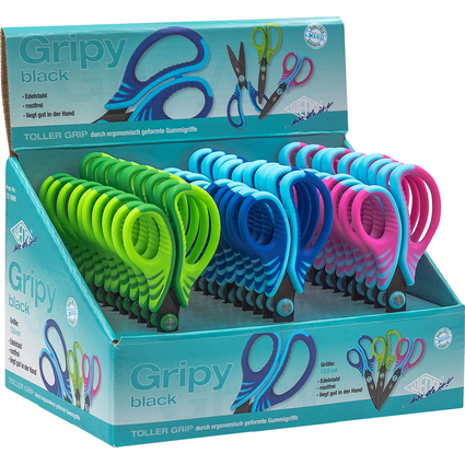 WEDO Bastelschere Gripy, rund, Lnge: 130 mm, 30er Display