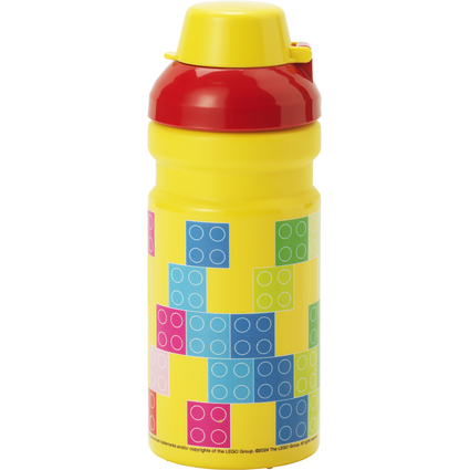 LEGO Trinkflasche BRICK PATTERN, 390 ml, gelb