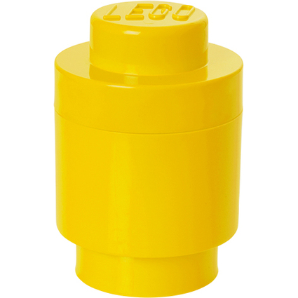 LEGO Aufbewahrungsstein STORAGE BRICK 1 ROUND, 950 ml, gelb