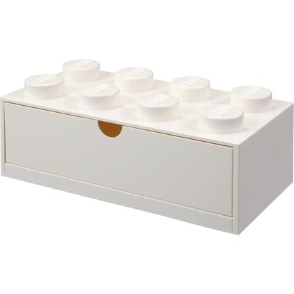 LEGO Schubladenbox DESK DRAWER 8, 1 Schub, wei