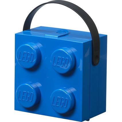 LEGO Brotdose mit Tragegriff, grn-transluzent