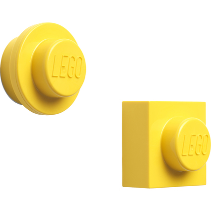 LEGO Haftmagnet-Set, 2-teilig, gelb