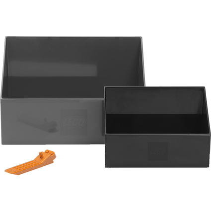 LEGO Schaufel-Set BRICK SCOOPER SET, 2-teilig,schwarz & grau