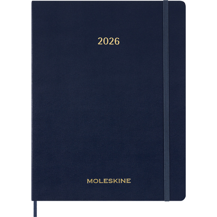 MOLESKINE Buchkalender Essential 2025/2026, 15 Monate, XXL