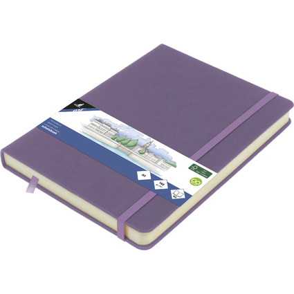 kangaro Skizzenbuch, 80 Blatt, DIN A5, heather purple
