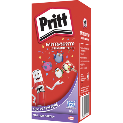 Pritt Bastelkleister fr Pappmache, Pulverform, 125 g