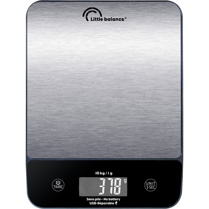 Little balance Kchenwaage c-Happy Genius Inox, USB-C