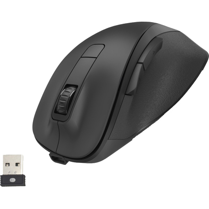 hama Optische Funk Maus "MW-500 Recharge", kabellos, schwarz
