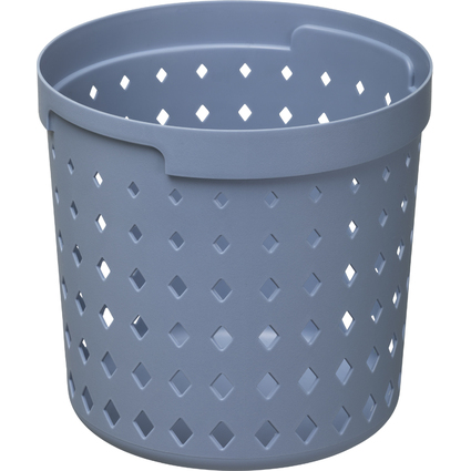 NHG Aufbewahrungskorb SEOUL ROUND ORGANIZER L, PP, blau