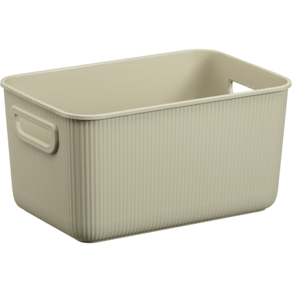 NHG Aufbewahrungsbox AKITA STORAGE S, PP, hellbeige
