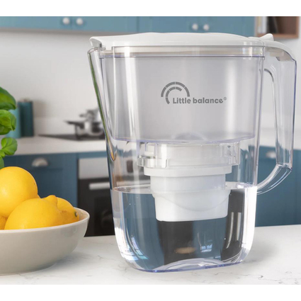 Little balance Wasserfilter-Karaffe Claire + 6 Kartuschen