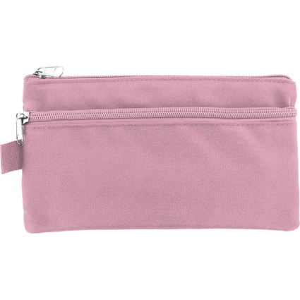 Kangaro Schlamper-Etui, eckig, pastellrosa