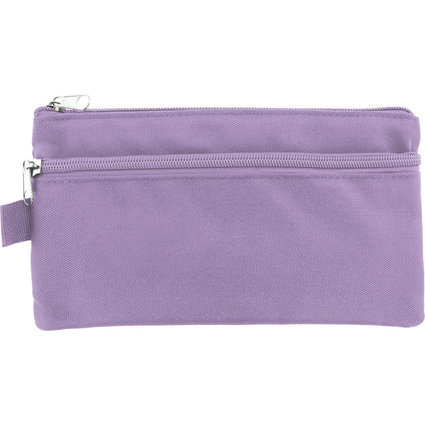 Kangaro Schlamper-Etui, eckig, pastellviolett