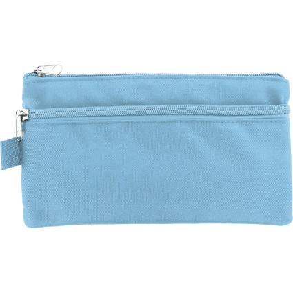 Kangaro Schlamper-Etui, eckig, pastellblau