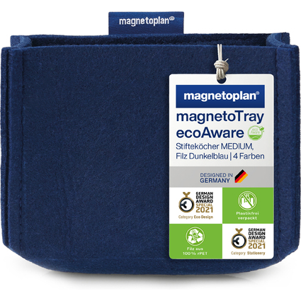 magnetoplan Stiftekcher magnetoTray, medium, blau