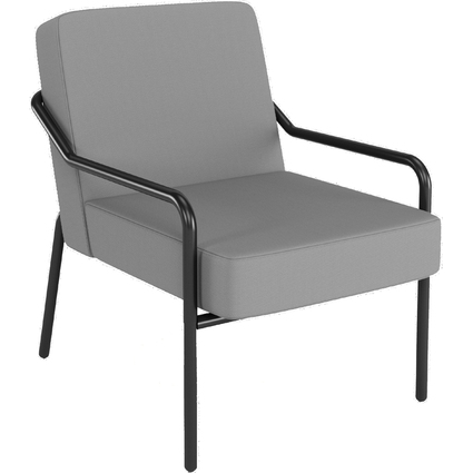 PAPERFLOW Outdoor-Besuchersessel MEDSO KLASSIK M, grau