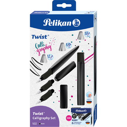 Pelikan Kalligrafie-Fllhalter Twist Calligraphy, Set