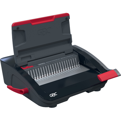 GBC Plastikbindegert CombBind CB20, schwarz/rot/silber