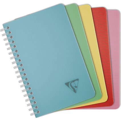Clairefontaine Spiralheft LINICOLOR, 110 x 170 mm, sortiert