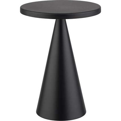 APS Akku LED-Tischleuchte CONE, schwarz