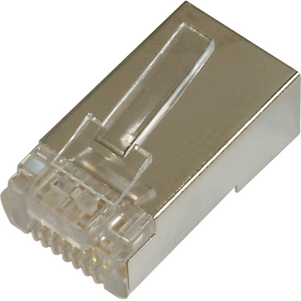 DIGITUS RJ45 Stecker fr Rundkabel, Kat. 5e, geschirmt