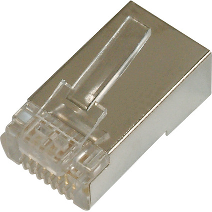 DIGITUS RJ45 Stecker fr Rundkabel, Kat. 6, geschirmt