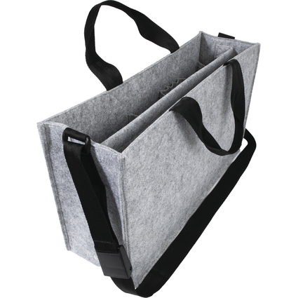 sigel Business-Filztasche Desk Sharing Bag Classic L, grau
