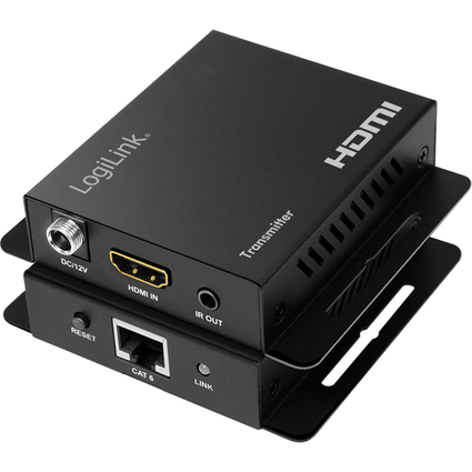 LogiLink 4K HDMI-Extender-Set ber LAN, 70 m, schwarz