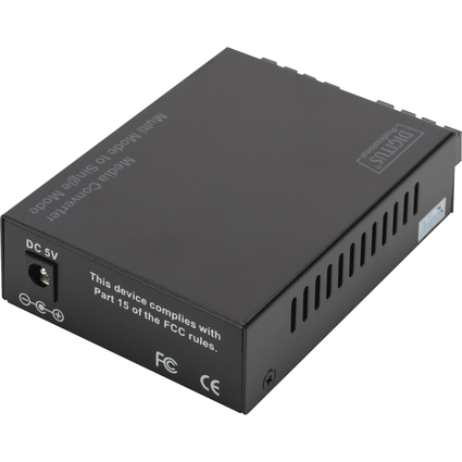 DIGITUS Gigabit Medienkonverter Multimode zu Singlemode