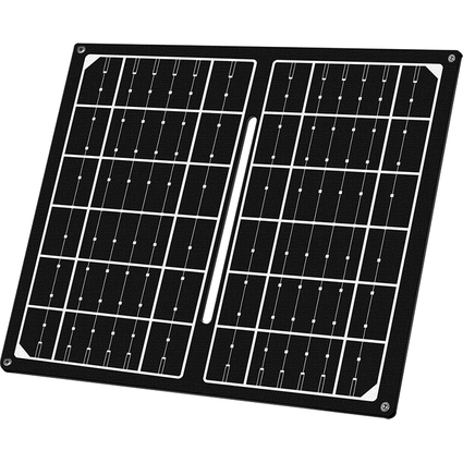 LogiLink Solarpanel, 30 Watt, faltbar, USB-A/USB-C/DC5521