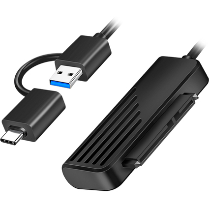LogiLink USB 3.2 (Gen1) - SATA-Adapter, USB-A/USB-C - SATA