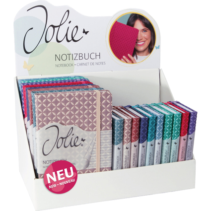 sigel Notizbuch Jolie Flair, Kunstleder, liniert, Display