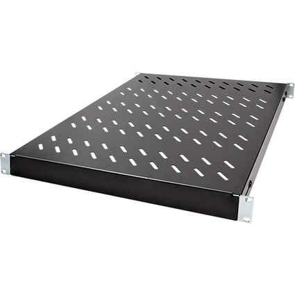 LogiLink 19" Fachboden, 1 HE, verstellbar, (T)600 mm,schwarz