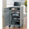 nobo Multimedia Wagen, aus MDF, Metalltren, 4 Regalbden